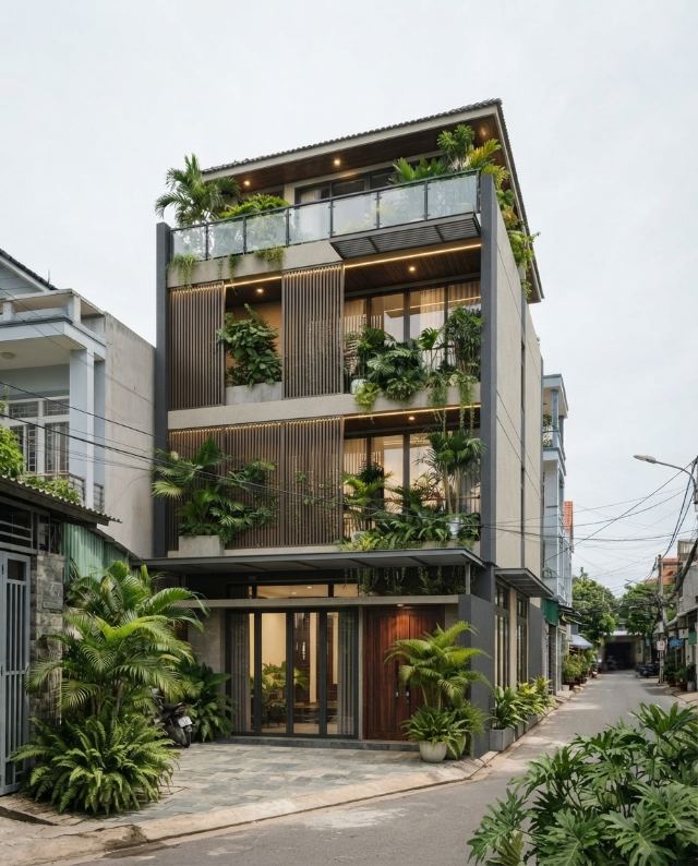 Mặt tiền sau cải tạo